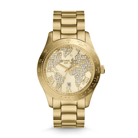 michael kors layton mk6375 damenuhr gold|Layton Pavé Gold.